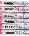 Dual Tip Fabric Markers 14 Pack - Fine Tip & Brush Tip