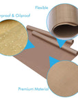 Heat Tape High Temp Tape and Teflon Sheet for Vinyl Heat Press, Sublimation Heat Resistant