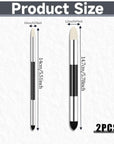 Artist Blending Sponge Pen Dual Tip Reusable Drawing Art Soft Pastel Blending Tools Washable Sketch Rubbing Sponge Brush for Artist Professional Sketch Drawing Blending Lightening and Highlight