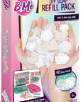 DIY Soap Making Kit Refill Pack - 60 Soap Cubes for the Super Soap Studio Kit- 30 Clear and 30 White Soap Cubes Included- Make Your Own Soap for Boys Girls- Fun Education Activity for Kids 6+