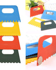 8 PCS Plastic Scraper Tools DIY Line Graffiti Tools Colored Plastic Paint Scrapers for Toddlers Kids Paint Crafts DIY Line Graffiti