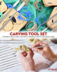 Premium Wax Carving Tools Set – 12 Pcs Stainless Steel Wax & Clay Sculpting Tools – Double Ended Dental and Wax Carvers Tools for Carving Modeling Sculpting and Shaping - by