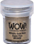 Wow! Embossing Powder Metallic Bundle: Gold, Silver, Platinum and Copper, 15Ml (1) (1, Brown)