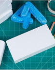 6 Pack Foam Blocks for Crafts - Polystyrene Brick Rectangles for Art Sculpting, Flower Arrangements, DIY, Packing (8 X 4 X 2 In)