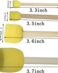 20 Pcs round Sponges Brush Set, 4 Sizes Paint Tools for Kids