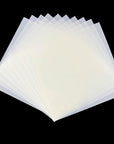 10 Pcs 7 Mil Blank Stencil Sheets, 12 X 12 Inches Mylar Templates Material for Stencils, Reusable Accetate Sheets for Crafts, Clear Craft Plastic Sheets, Mylar Template Sheets