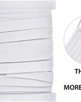 Elastic White Elastic for Sewing Knit Elastic Band (1/2 Inch X 11 Yards)