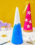 4 Pack Craft Foam - Foam Cones for Crafts, Trees, Holiday Gnomes, Christmas Decorations, DIY Art Projects (13.5X5.5 In)