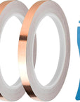 7/32 Inch Silver Backed Copper Foil Tape 2Rolls for Stained Glass,36 Yards
