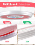 16 Pack Washable Ink Pads for Kids, 7" Large round Stamp Pads for Finger Painting Rubber Stamps
