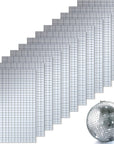 Self-Adhesive Mirrors Mosaic Tiles Mirror Tiles Self Adhesive Disco Mirror Tiles Craft Mirror Tiles Mirror Mosaic Tiles Mosaic Tiles Mirror for DIY, 5 X 5 Mm (Rose Gold, 7200 Pieces)