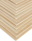 12 Pack Basswood Sheets 1/8 Inch Plywood 3Mm Basswood Sheets, Square Unfinished Wood Boards Sheets for Crafts, DIY Project, Mini House Building Architectural Model Making 11.8 × 11.8 Inch