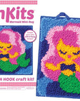 Latchkits Latch Hook Kits for Kids – Kids Crafts, Arts and Crafts, Yarn Art, Wall Hanging & Mini-Rugs, Craft Supplies, Pre-Cut Yarm, Easy to Follow Pattern, Hook Included, Arts & Craft, Ages 6+