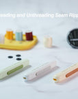 Seam Rippers, 2-In-1 Threader for Sewing,Threading and Unthreading Seam Ripper,Multifunctional Sewing Tool for Sewing, Crafts and Knitting Unthreading Supplies. (3PCS)