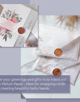 8.5X11 Tracing Paper for Drawing- 100 Sheets Vellum Paper 8.5 X 11 Translucent Printable for Card Overlays, Invitations, Belly Bands