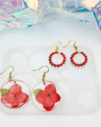 10Pcs Resin Earring Mold,Silicone Resin Jewelry Molds Set for Epoxy Resin Dangle Pendant Molds for Women