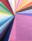 50 Sheets Mixed Colors A4 Thin Natural Fiber Mulberry Paper Sheets Art Tissue Washi Paper Design Craft Art Origami Suppliers Card Making