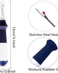 3 Pieces Ergonomic Grip Seam Ripper, Colorful Large Thread Remover for Sewing Crafting Removing Embroidery Hems and Seams