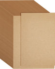 48-Pack Kraft Paper Sheets for Wedding, Brown Cardstock for Party Invitations, Announcements, Drawing, DIY Projects, Arts and Crafts, Letter Size, 120Gsm (8.5 X 11 Inches)