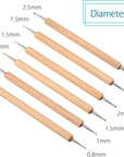 10 Piece Ball Stylus Dot Painting Tool Set, Clay Pottery Modeling Kit