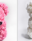 Valentine's Day Gift Rose Bear Eternal Flower Rose Teddy Bear PE Foam Bear 25cm Valentines Day