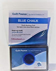 - Quilt Pounce Pad with Chalk Powder, Refillable, for Quilt Stencil Design Transfer and Fabric Marking - Blue (QPB)