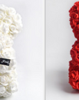 Valentine's Day Gift Rose Bear Eternal Flower Rose Teddy Bear PE Foam Bear 25cm Valentines Day