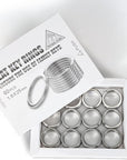 Flat Key Rings 1Inch/25Mm Metal Split Keyring for Keychain and Crafts Dog Tag Rings for Collar (60Pcs/Box)…