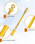 34 Pieces Mini Shovel Spoon, Little Spoon Pedants Tiny Spoon Mini Shovel Spoons Charms Tableware Charm Pendants, 7 Style Tiny Micro Spoon Kitchen Pendant Spoon