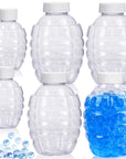 6 Pack Water Gel Bead Accessories Water Gel Bead Subpackage Bottles Plastic Hopper Pineapple Bottles for Gel Gun