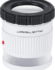 30X Jewelers Loupe, Adjustable Focal Length Magnifier with 3 LED Light for Gems, Jewelry, Coins, Stamps, Etc (Black)