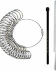 Ring Sizer, 3Pcs Reusable Ring Sizer Measuring Tool, USA Ring Measurer and Ring Sizer, Ring Sizing Kit for Jewelry Making, Suitable for Women and Man