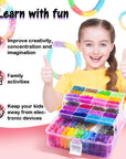 15000+ Loom Rubber Bands for Bracelet - Colorful Jewelry Making Kit for Kids Craft and Art - Band for Girls Age 5 6 7 8 9 Year Old