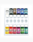 Bombay India Ink (Set 1) Ink Set, 0.5 Oz, Set 1 Colors, 1 Set of 12 Bottles