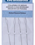 Beadalon Collapsible Eye Needles 2.5-Inch Medium (3 Pack)