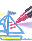 Dual Brush Pen Art Marker, 676 - Royal Purple, 1-Pack