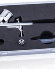 Timbertech Professional Double Action Airbrush BD-130 Mounted 0.3Mm Nozzles and Needles for Cake Decorating, Painting, Tattoo, Models Art,Craft and so On