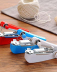 Handheld Sewing Machine - Portable Mini Manual Sewing Machine - Mini Sewer Machine - Hand Stitcher Sewing Machine - Needlework Tool for DIY Crafts Home Travel