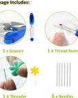 Beginners Embroidery Kit: Easy Stitch Tutorial for Embroidery Starters - Great Embroidery Dictionary for Beginners - Fun Craft for Adults Kids
