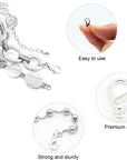 Lobster Clasps for Jewelry Making,  300 Pcs 12Mm Silver Lobster Claw Clasps with Jump Rings for DIY Necklace Bracelets(Silver)