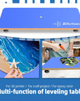 Resin Leveling Table for Epoxy Resin & Art Work,16''X 12'' Adjustable Self Leveling Epoxy Resin Accessories, Resin Supplies, Acrylic Pouring Tool, Multipurpose Resin Leveling Board