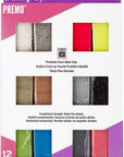 Sculpey Premo Metallics and Glitters Color Sampler Pack, 12 Colors, Premium Polymer Oven-Bake Clay, Non Toxic, 12 Oz., Great for Jewelry Making, Holiday, DIY, Mixed Media Andmore.