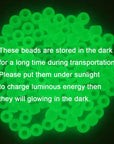 700Pcs UV Pony Beads Luminous Beads Changing UV Reactive Plastic Beads Glow in the Dark Fun for Jewerly Bracelets Making 8X6Mm