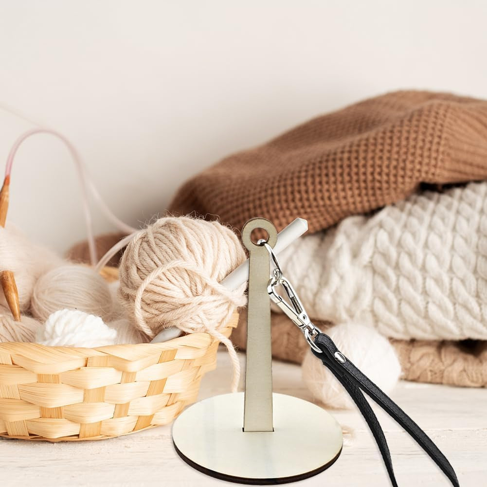 Portable Wrist Yarn Holder Yarn Storage Prevents Yarn Tangling and Misalignment Yarn Holder for Knitting, Knitting Supplies Gift for the Craft Lovers