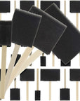 Variety Pack Foam Sponge Wood Handle Paint Brush Set (Value Pack of 20 Brushes) - Lightweight, Durable and Great for Acrylics, Stains, Varnishes, Crafts, Art