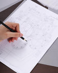 Colored Vellum Paper 8.5 X 11'' 50 Sheets Transparent Vellum Paper Translucent Printable Tracing Paper for Drafting Ink Jet Laser Printer (Translucent)