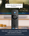 Fire TV Stick 4K Max Streaming Device, Wi-Fi 6, Alexa Voice Remote (Includes TV Controls)