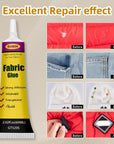 Clear Fabric Glue for Clothing Permanent - 2Packs Washable Cloth Glue for Fabric