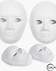 14 Pack Paper Mache Masks - 2 Sizes for Artistic Projects, Theater, Halloween, Masquerade Parties, Classroom Art