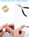 1200Pcs Open Jump Rings and Lobster Clasps with Jump Ring Pliers, Perfect Jewelry Findings Kit for Jewelry Making Supplies and Necklace Repair